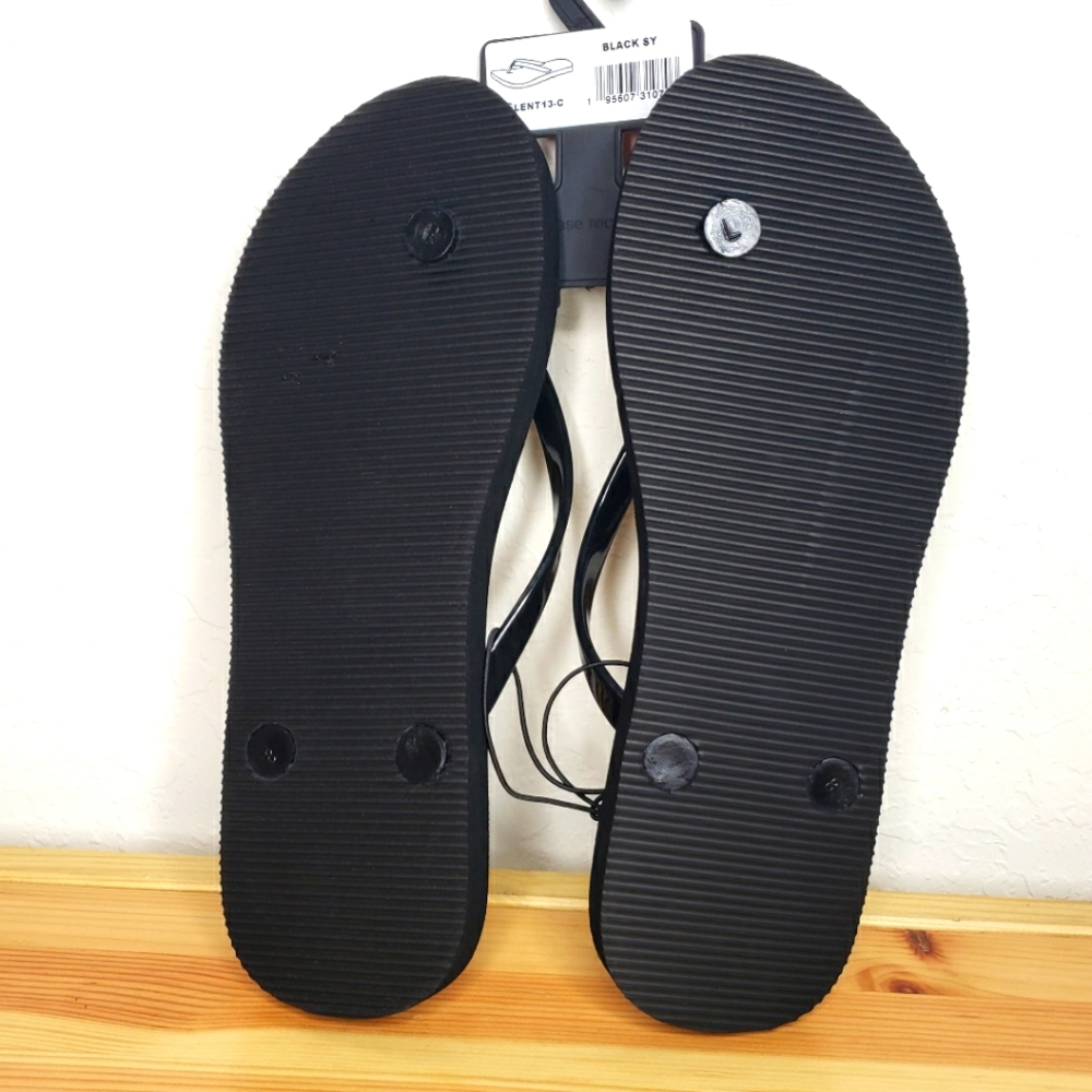 Guess BW stripes thong sandals - Picture 2 of 4